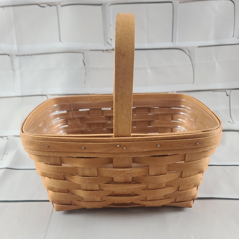 Longaberger 1994 Classic Basket Stationary Handle 11"X8"X6"